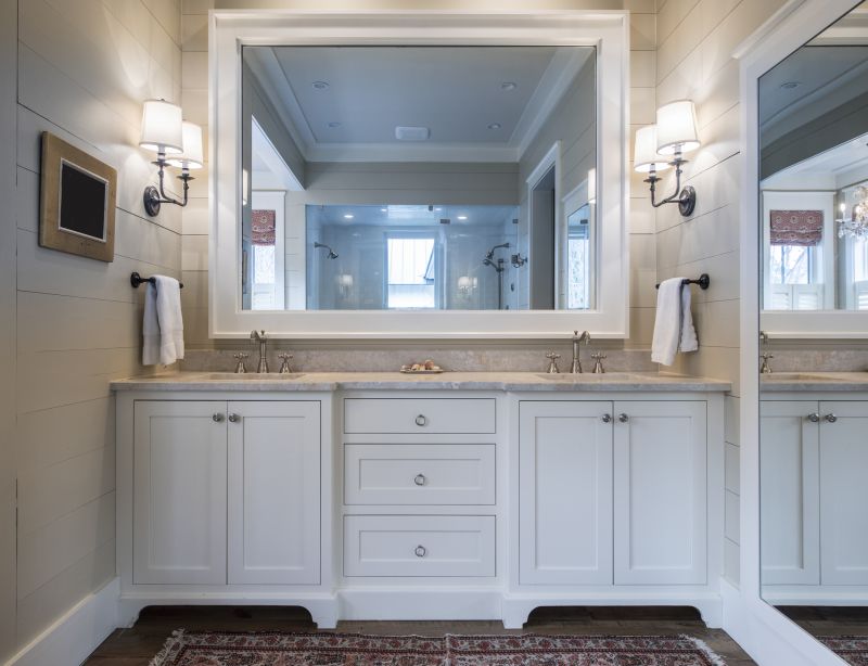 Spacious Master Bathroom with Double Vanities